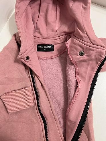 комбенезоны: Детский комбинезон VAN BABY, размер 62. - Цвет: пыльная роза - — 2