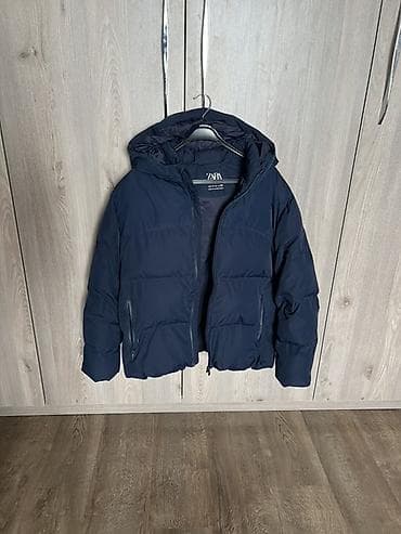 second hend: Куртка ZARA оригинал, темно‑синий. Размер 13-14 лет - Теплая — 1