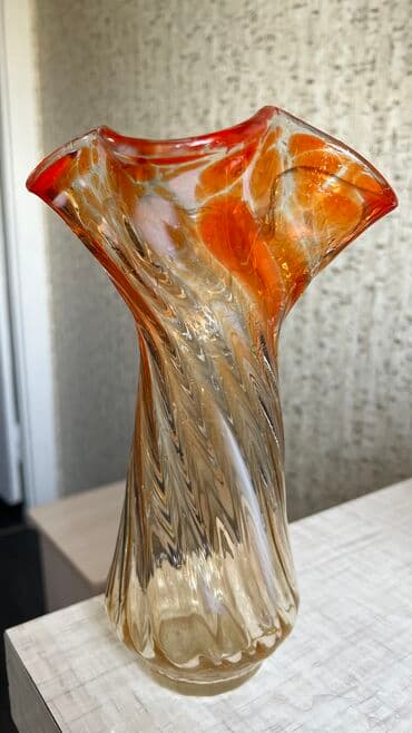 ваза бокал: Продаю стекло, вазы СССР. Листайте Графин 800 мл 400 сом — 23