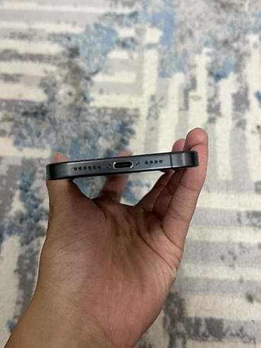 iphone mobile: IPhone 15 Pro Max, Б/у, 256 ГБ, Черный, Чехол, 83 % — 5