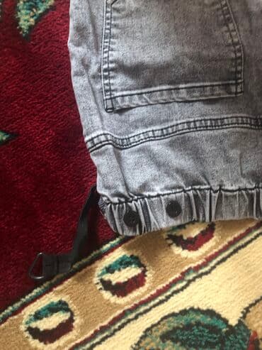 джинсы голубые: Джинсы и брюки, цвет - Серый, Б/у — 4