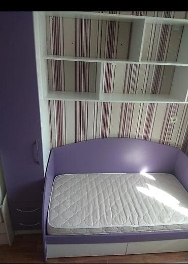 bunk bed: Продам детскую кровать вместе с кроватью и шкафом.саморозбор — 1