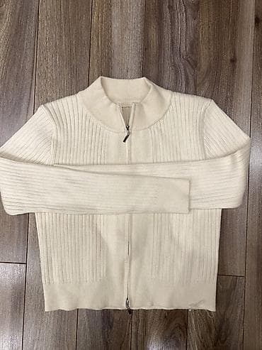 pull and beer: Кардиган, Трикотаж, Короткая модель, Осень-весна, Вязаная модель — 1
