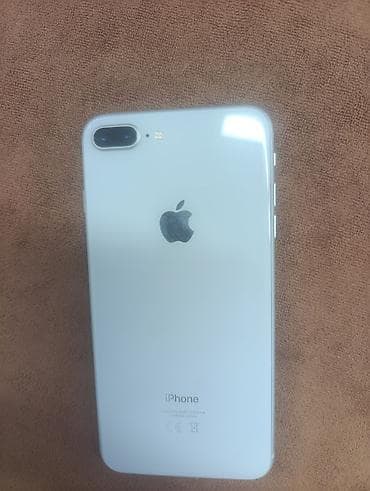 IPhone 8 Plus, Б/у, 256 ГБ, Белый, Чехол, 73 %