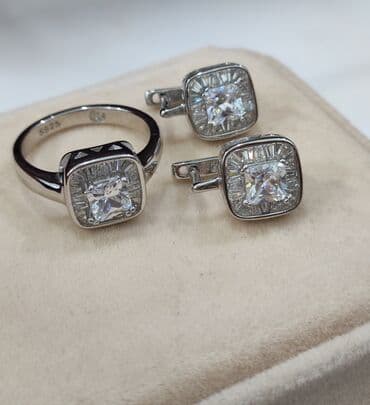 свадебные платья от производителя: Набор украшений, Проба 925, Женские, Новый — 2