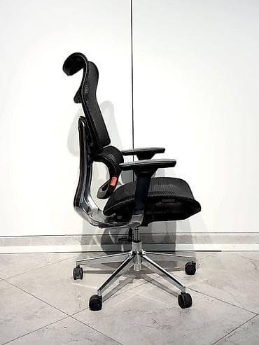 office table: Офисное кресло, Новый, С колесиками, цвет - Черный, Бесплатная доставка — 5