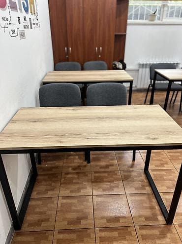 Офисный стол, Нерегулируемый, Прямоугольный, ЛДСП at lalafo.kg Офисный стол, Нерегулируемый, Прямоугольный, ЛДСП