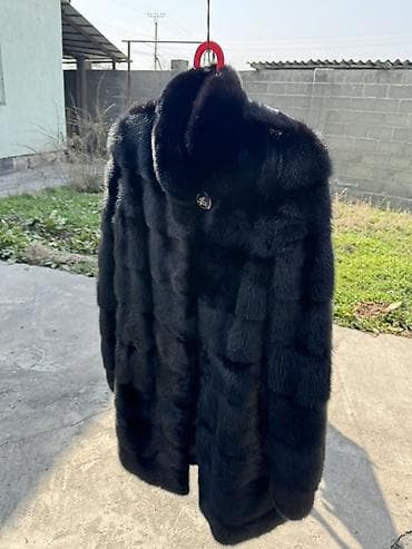 норка шуба бу: Шуба из норки, классический силуэт до колена. Размер 48 - Цвет — 2