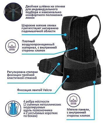 fast: Новый Корсет ортопедический грудопоясничный «Крейт» (модель Б-504) — 2