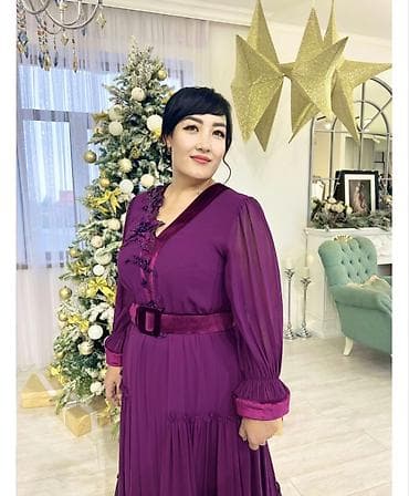 форма танцы: Вечернее платье, Пышное, Длинная модель, Шифон, С рукавами, С пайетками, 2XL — 2