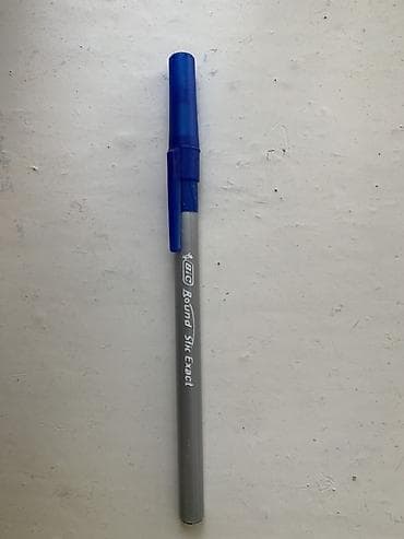 Кеңсе буюмдары: Шариковая ручка BIC Round Stic Exact, синие чернила. - Тип: шариковая — 1