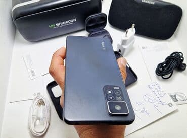 чехлы на нот 11: Redmi, Redmi Note 11 Pro Plus, Б/у, 256 ГБ, цвет - Черный, 1 SIM, 2 SIM, eSIM — 2