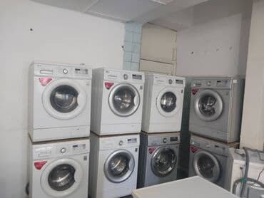 экран для компьютера: Стиральная машина LG, Б/у, Автомат — 3