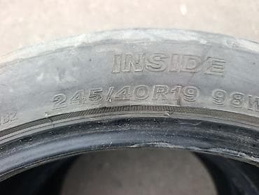 r 21: Шины 245 / 40 / R 19, Лето, Б/у, Пара, Легковые, Япония, Bridgestone — 4