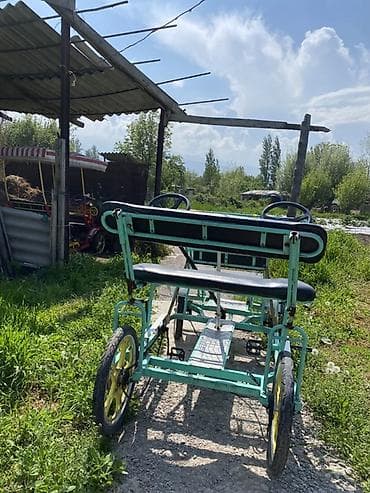 мотоцикл эндуро детский: Четырёхместный веломобиль (педальный карт) с рулём у обоих передних — 2