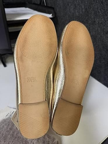 Туфли: Туфли, 36, Zara, Новый, цвет - Золотой, Самовывоз — 3