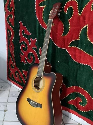 Барабандар: Акустическая гитара dreadnought с вырезом (cutaway), 6 струн 41 размер — 3