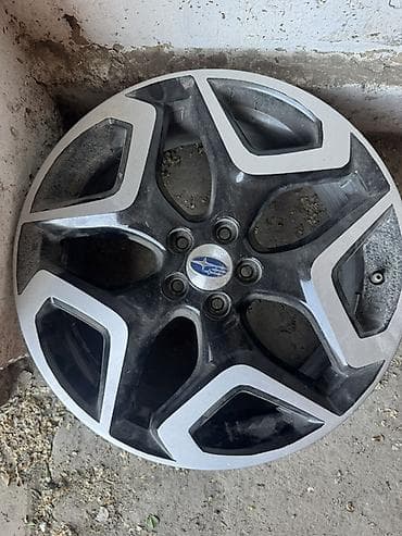 калпаки на колеса: Литые Диски R 18 Subaru, Пара, отверстий - 5, Б/у — 5