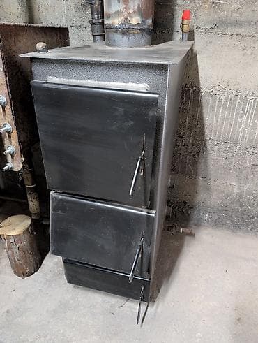 Твердотопливный котел/печь длительного горения из стали как новый