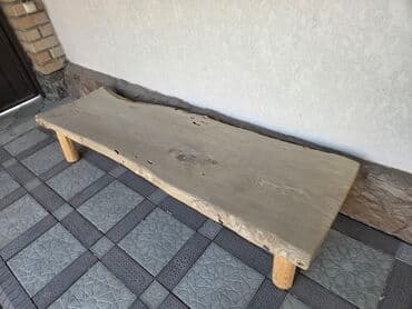 детские кроватки из натурального дерева: Скамейка Дерево, Без спинки, Без крыши — 6