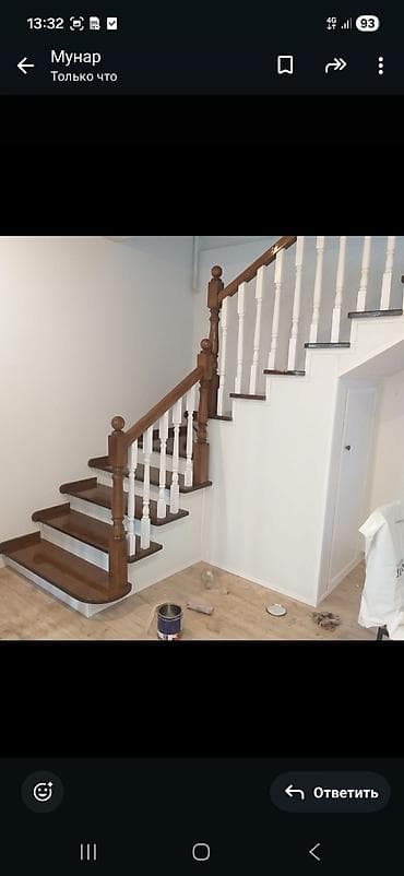 лестница цена бишкек: Изготовление деревяные лестницы.5000сом — 2