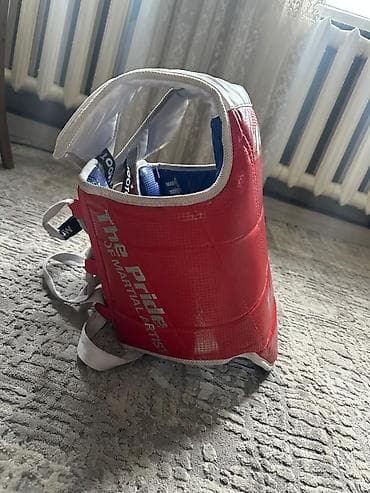 Спортивные сумки: Защитный жилет для тхэквондо MOOTO (World Taekwondo), двусторонний — 3