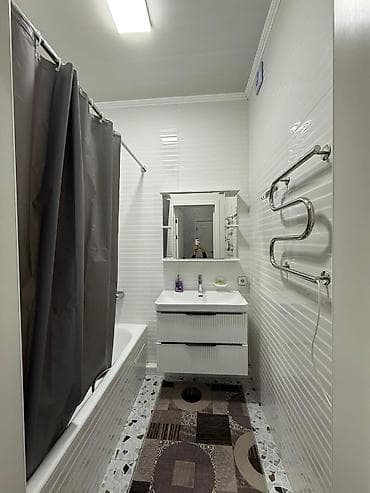 квартыры в бишкеке: 1 комната, Душевая кабина, Постельное белье, Кондиционер — 7