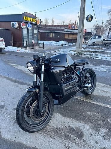 racer: Кастом-кафе рейсер на базе BMW K100 (рядная «плитка» K‑серии) — 3