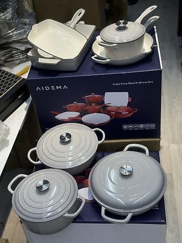 Набор чугунной посуды AIDEMA — Cast Iron Dutch Oven Set. Состав и