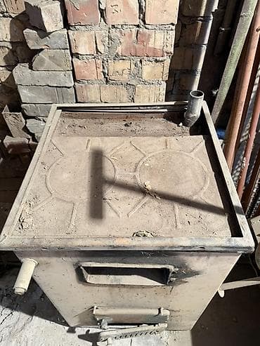 буржуйка купить бу: Твердотопливный котёл Для дома, Тип управления: Механический — 2