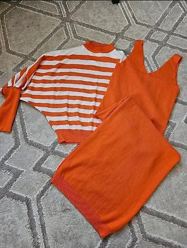 кофта оптом: Комплект, цвет - Оранжевый, Новый — 1