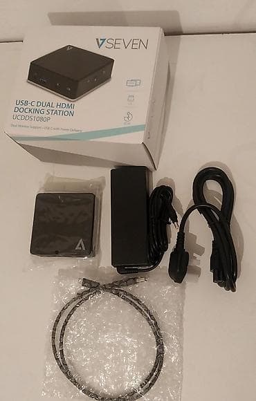 dell alienware: Док-станция V7 USB‑C Dual HDMI Docking Station UCDDS1080P Цена:9000 — 1