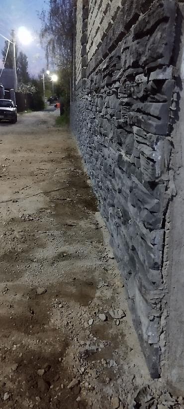 черный паталок: Облицовка фасадов искусственным камнем (цоколь/низ стены) - — 2