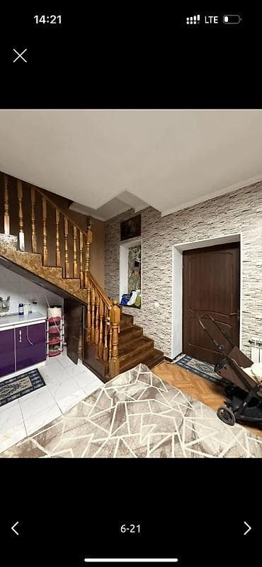 в районе кызыл аскер: 146 м², 3 комнаты, Балкон застеклен, Забор, огорожен, Кондиционер — 7