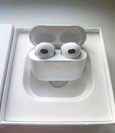 airpods 3 люкс копия цена: Вкладыши, Apple, Новый, Беспроводные (Bluetooth), Классические — 5