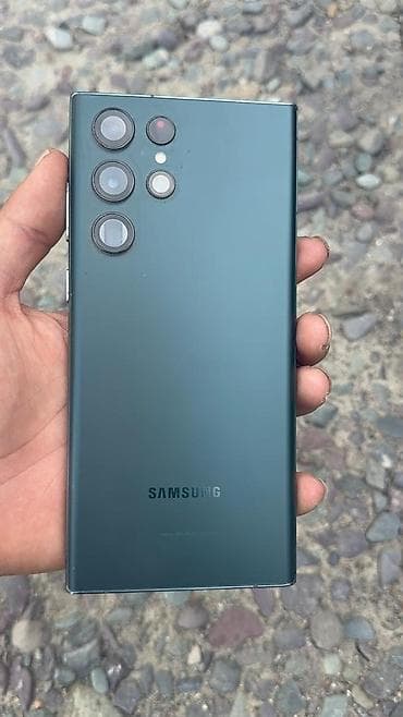 Samsung Galaxy S22 Ultra, Б/у, 256 ГБ, цвет - Зеленый, 1 SIM — 4