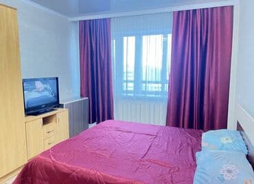 посуточная аренда квартир аламедин 1: 1 бөлмө, Телевизор — 3