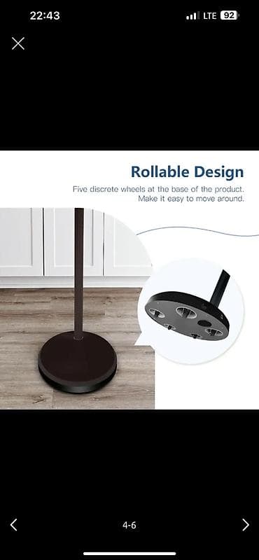 iphone hr: Смарт дисплей 24 дюйма - Сенсорный дисплей на стойке с круглым — 6