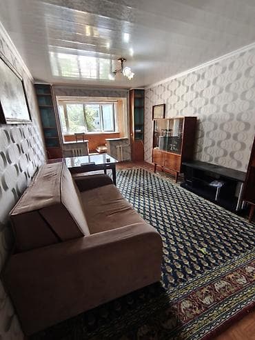 osh flat: 2 комнаты, 44 м², 3 мкр 104 серия, 3 этаж — 3