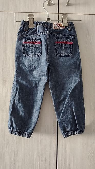 джинсовые легинсы: Джинсовые детские брючки/джеггинсы для девочки - Размер: 86 / 18M — 2
