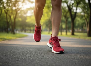 Кроссовки Adidas (женские), ярко‑красные - Верх: дышащий вязаный