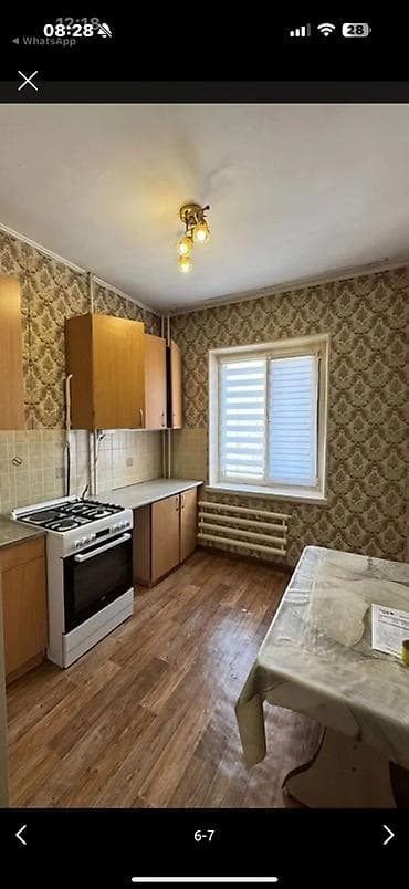 квартира 3х комнатный: 3 комнаты, 62 м², Аламедин-1 мкр 105 серия, 4 этаж, Косметический ремонт — 8