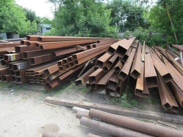 цена профильной трубы: Труба профильная БУ Размер: 100х100х3 мм; 140х60х4 мм; 150х140х6 мм — 1