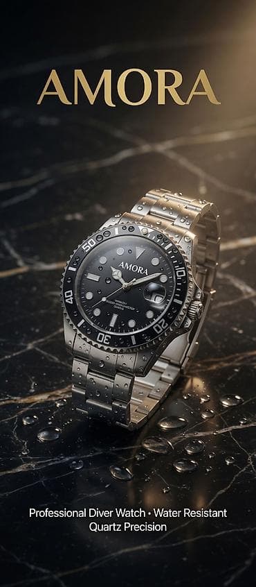 american eagle: AMORA – профессиональные дайверские часы с кварцевой точностью. - — 1