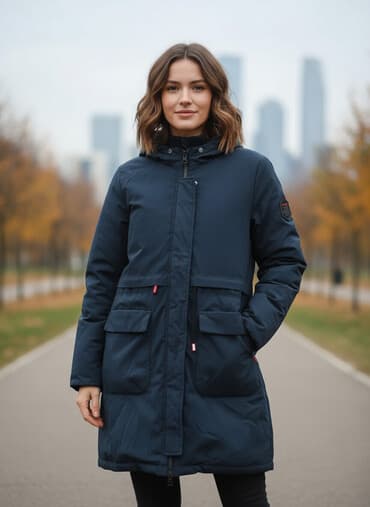 зимняя куртка на девочку 6 7 лет: Подростковпя зимняя парка/пуховик Двусторонняя - Цвет — 1