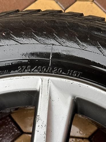 Колеса в сборе 275 / 60 / R 20, Зимняя шипованная, Запаска, Внедорожные (АТ/МТ), Литые — 2