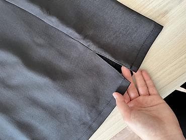 юбка с разрезом: Юбка, Модель юбки: Трапеция, Мини, По талии, С вырезом — 5