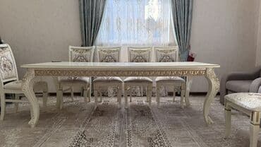 тумбу под мойку: Стол и стул для зала, цвет - Бежевый — 5