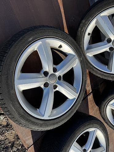 Унаа: Дөңгөлөктөр монтажда 225 / 45 / R 17, Жай, Колдонулган, Комплект, Жеңил унаалар, Куйма, тешиктери - 5 — 2