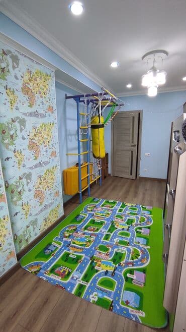 квартира берилет узак моонотко жаш балалууларга жертвмдан: 3 бөлмө, Чогуу жашоосу жок, Толугу менен эмереги бар — 5